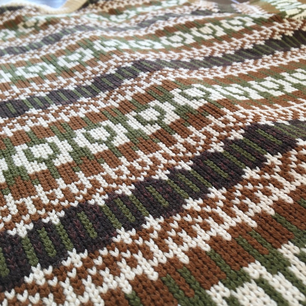 Vintage Australian Wool Norwegian Inspired Cardi - Picture 5 of 16